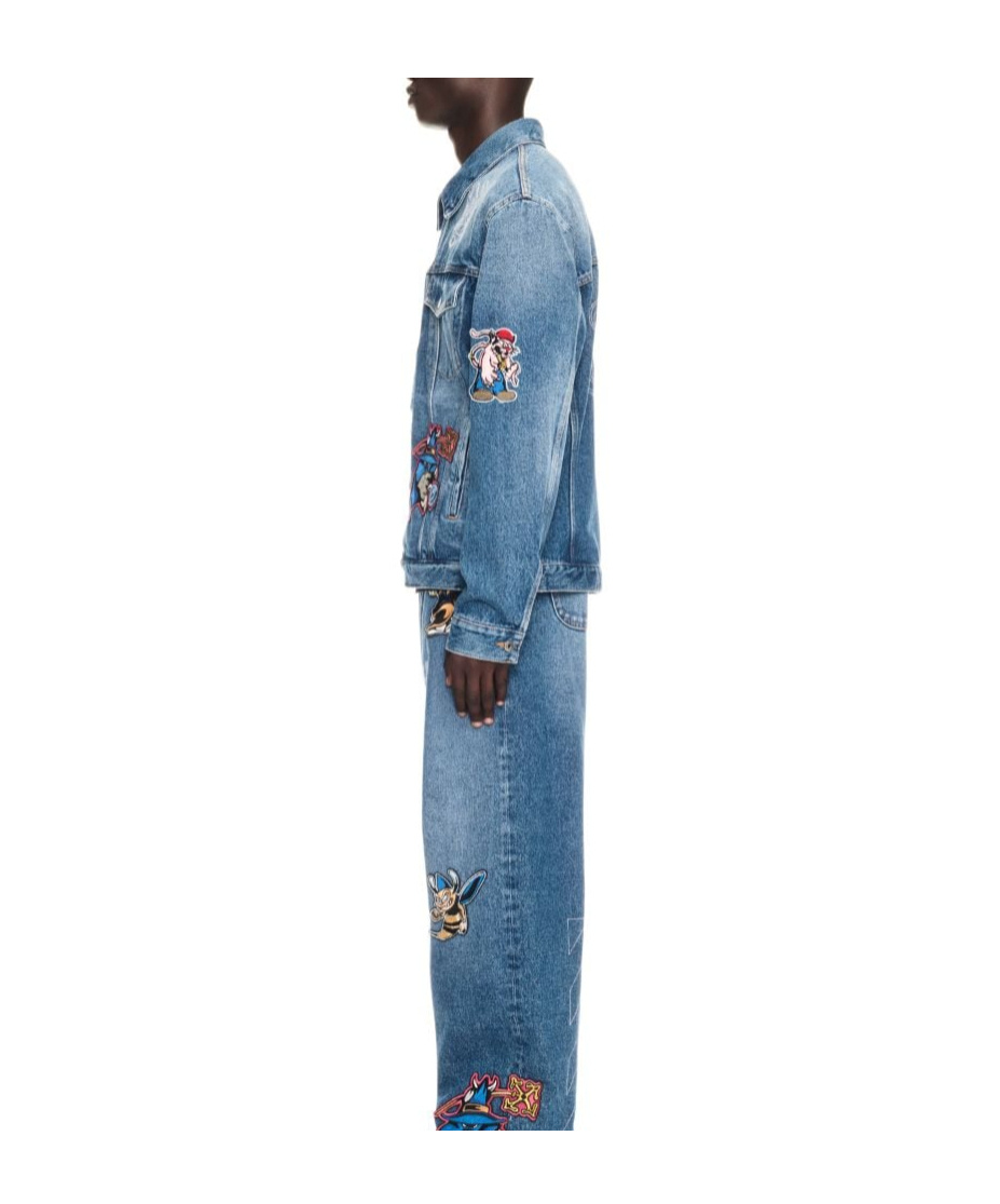 Off-white Denim Jacket In Blue
