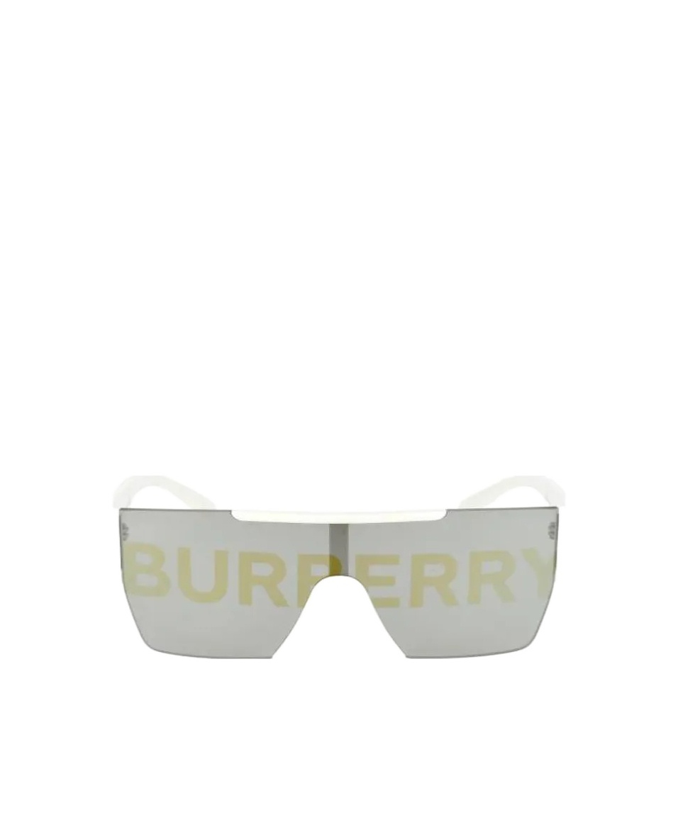 Burberry Geometric Frame Sunglasses In Gold