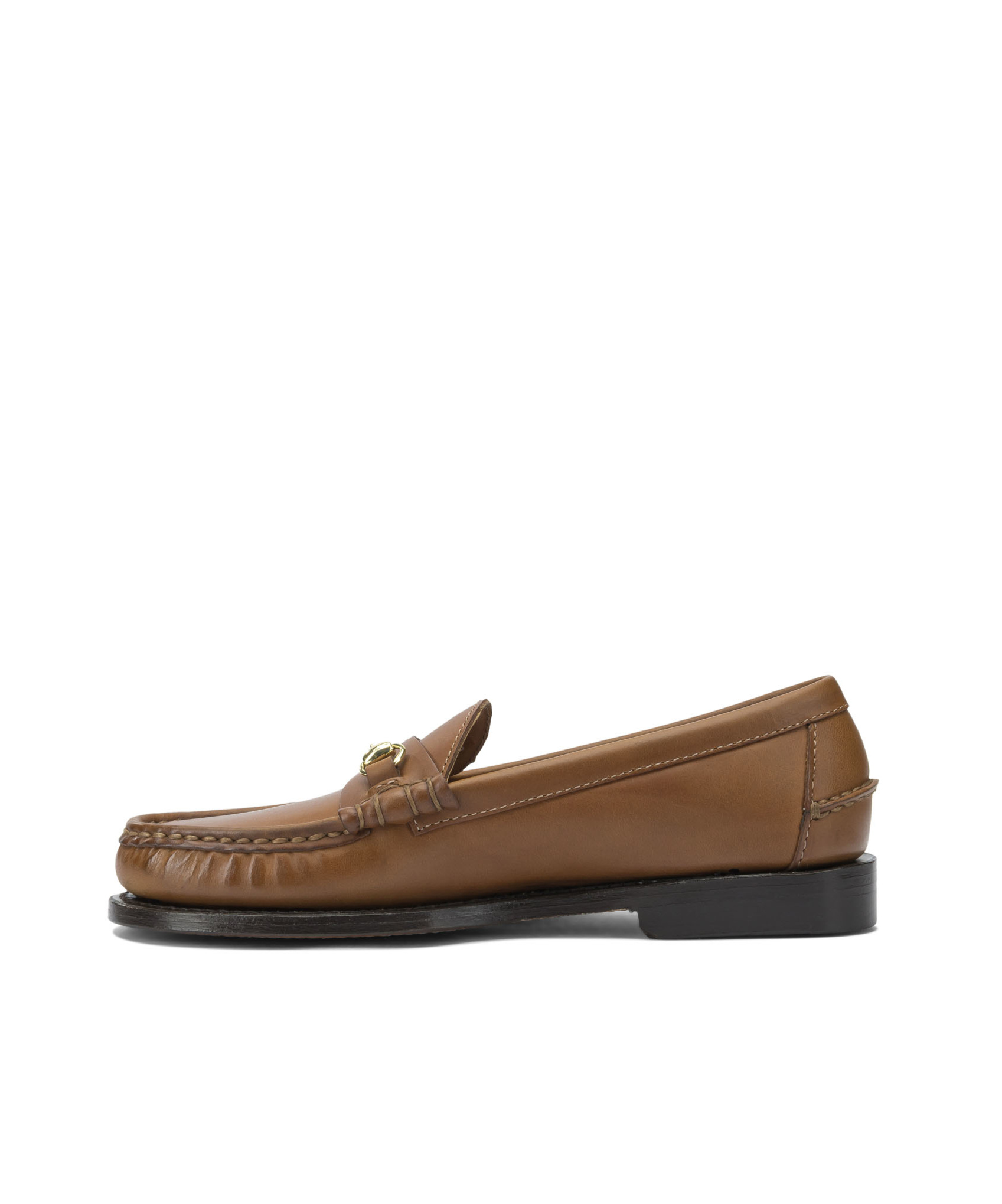 Sebago Horsebit Leather Loafers In Brown