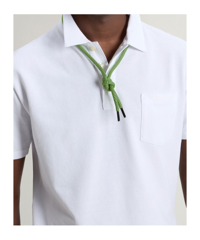 WOOLRICH POCKET-DETAIL POLO SHIRT