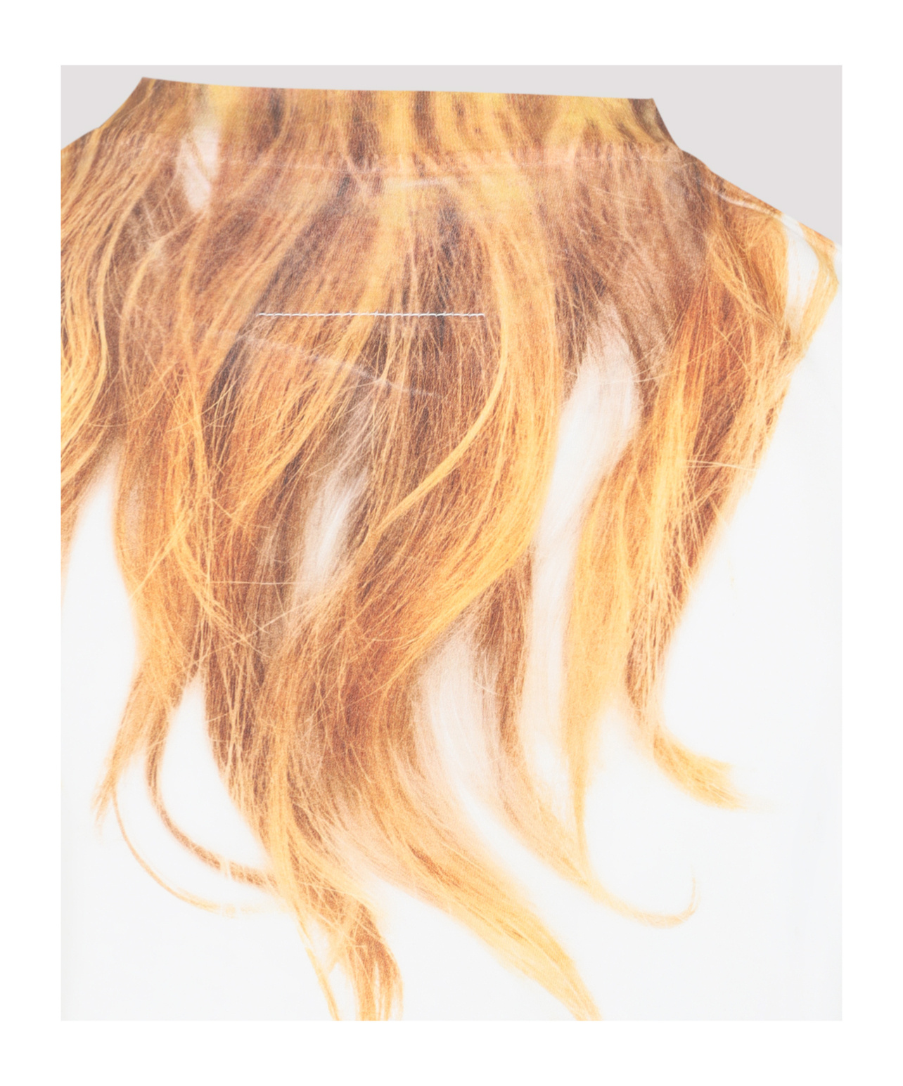 Mm6 Maison Margiela Patterned Crewneck T-shirt In White