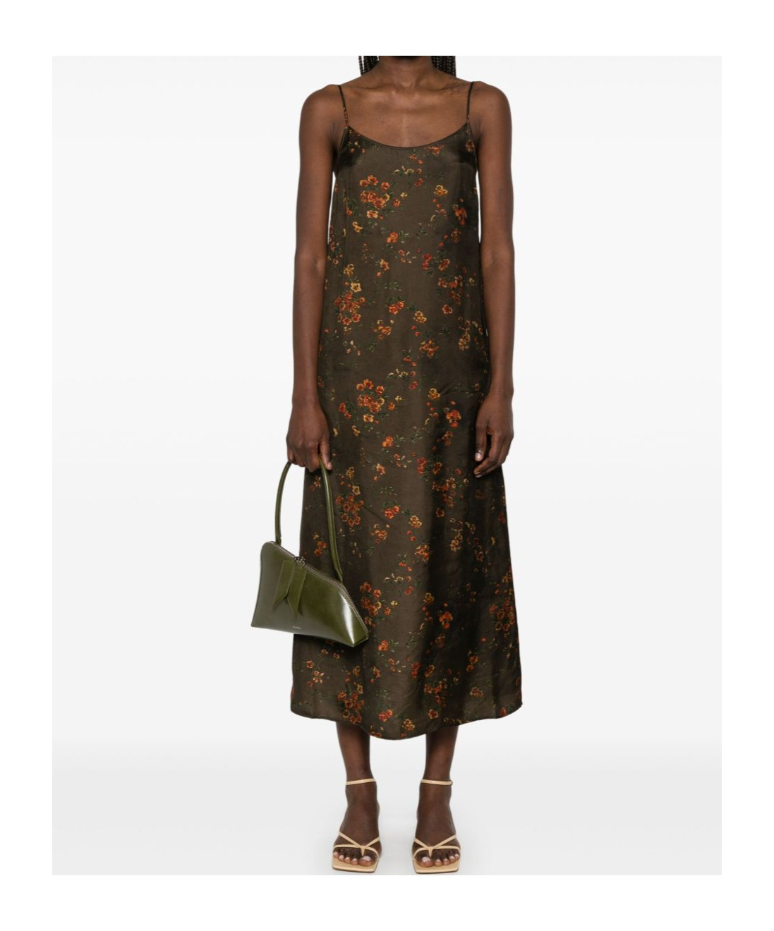Uma Wang Anaya Dress Woman Gbrown In Brown