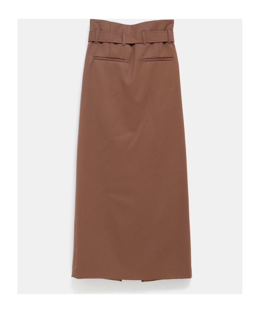 Shop Dries Van Noten Slit Skirt In Taupe