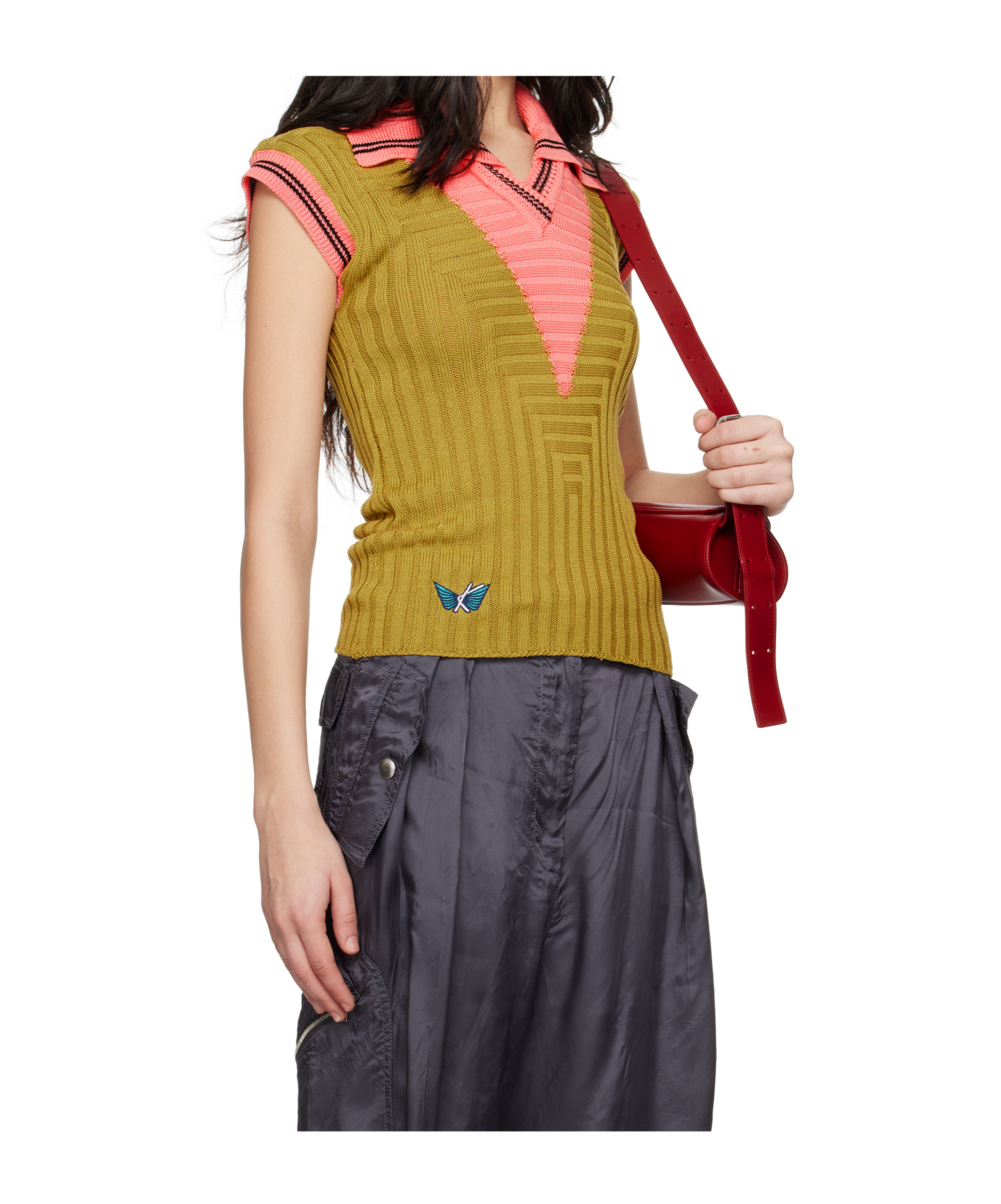 Kiko Kostadinov Sleeveless Sweater In Multi