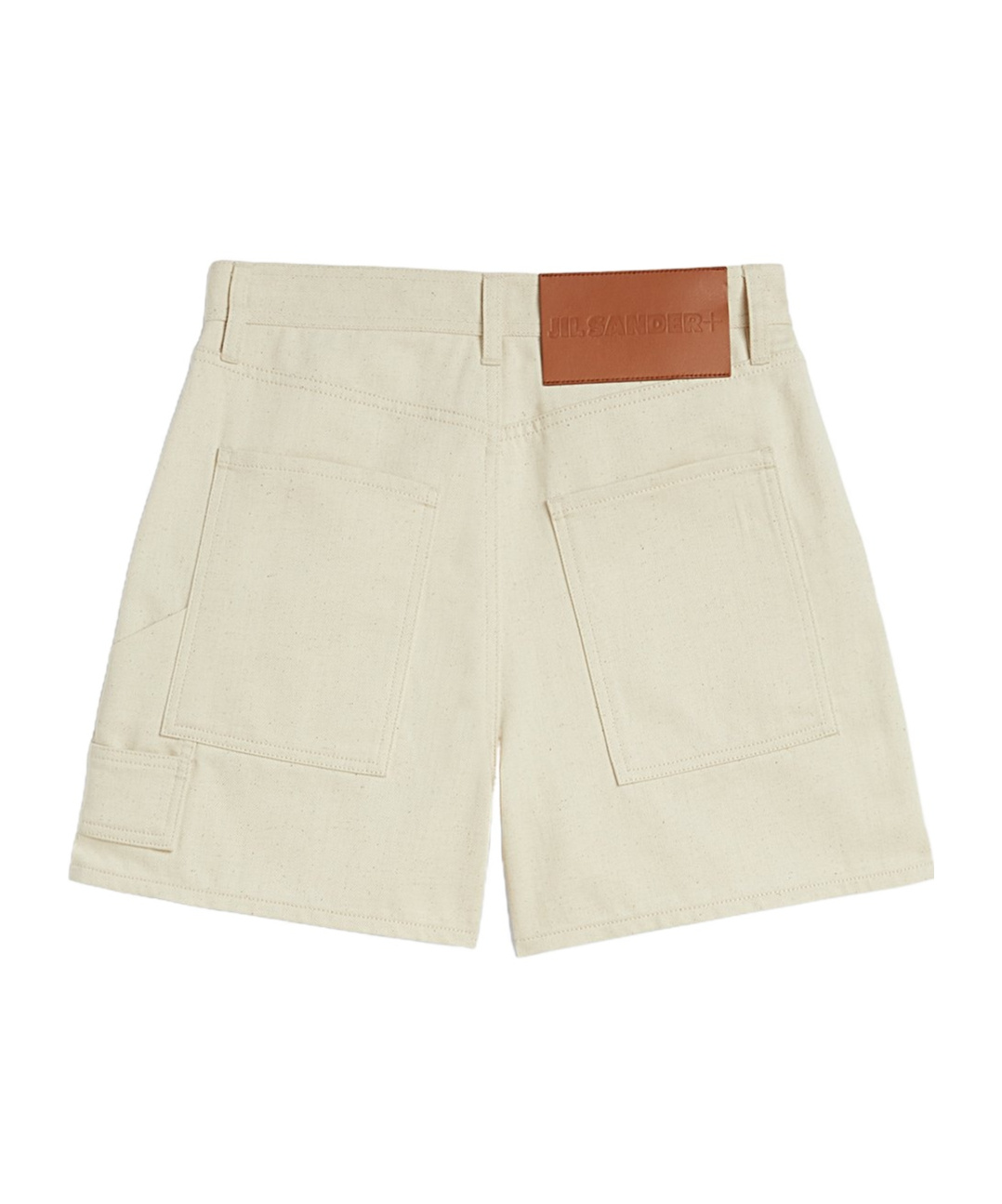 Jil Sander High-rise Denim Shorts In Nude