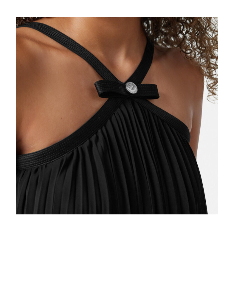 Versace Mini Dress In Black