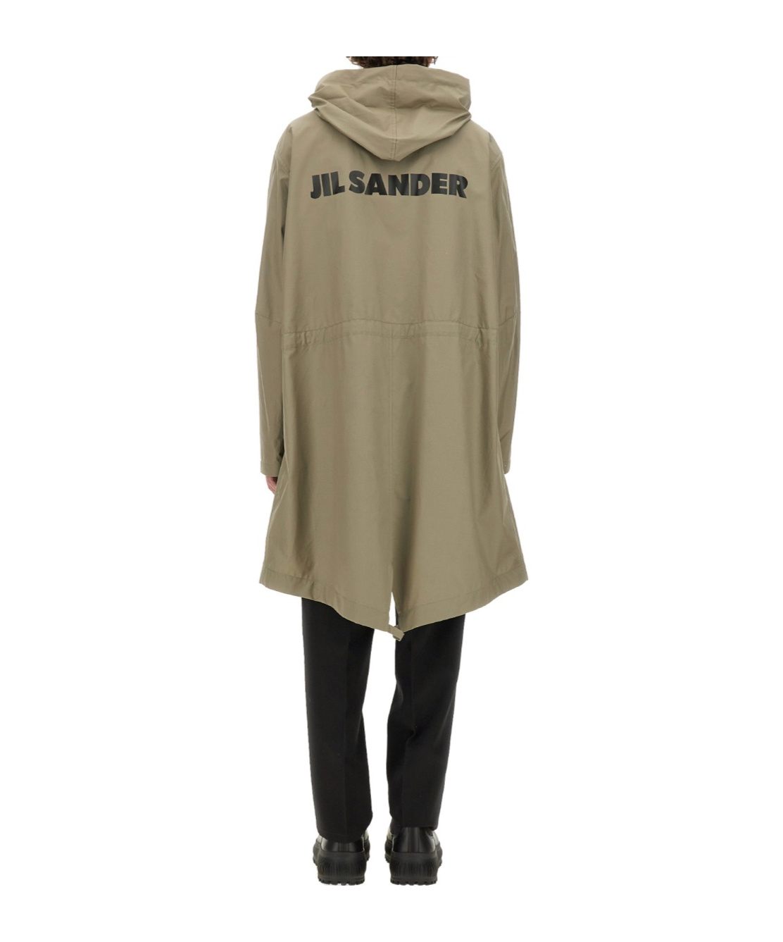 Jil Sander Parka With Logo In Nude
