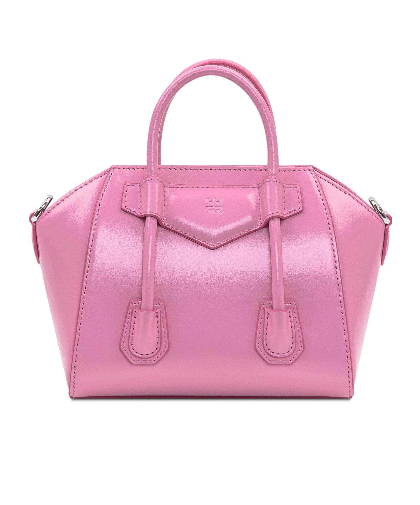 Givenchy Antigona Lock Toy Top-handle Bag In Pink