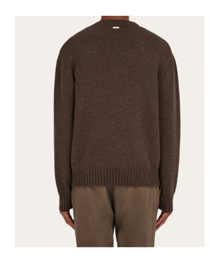 Ferragamo Cashmere Cardigan In Brown