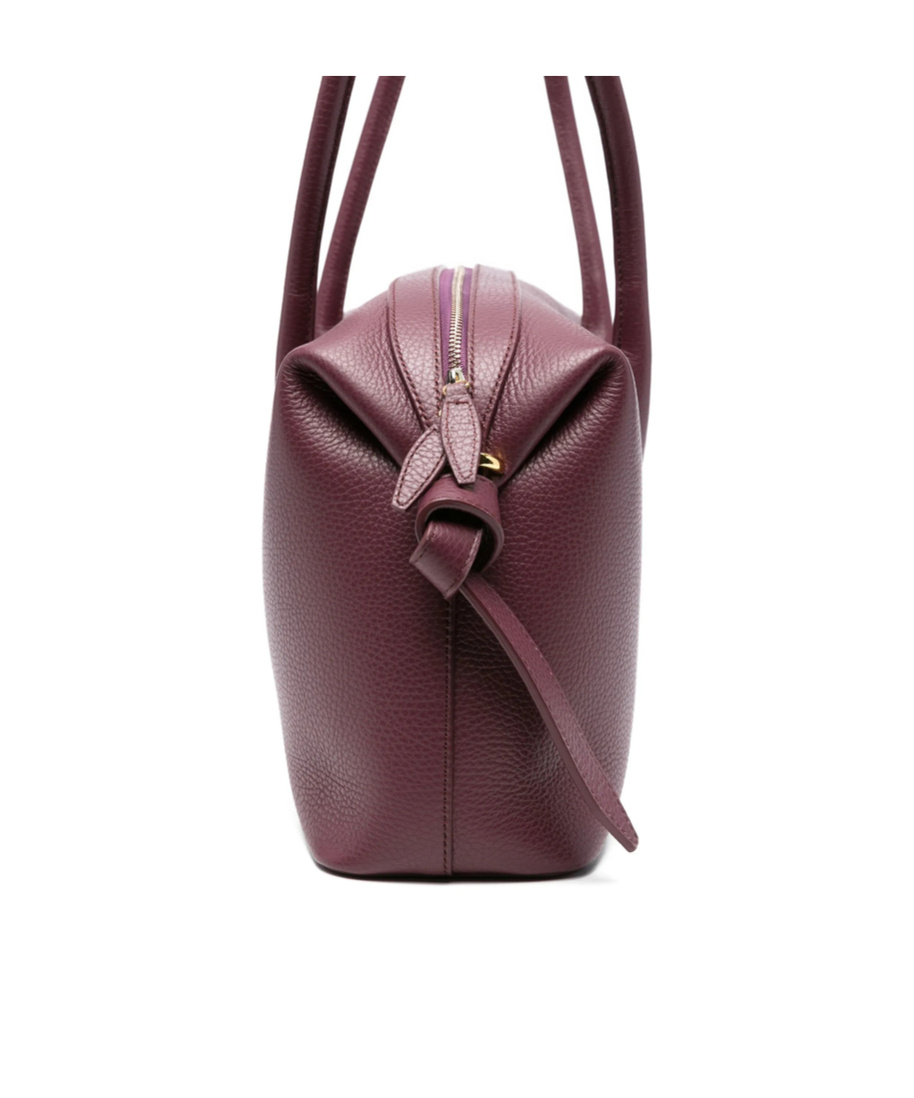 Yuzefi Double Handle Tote Bag In Burgundy