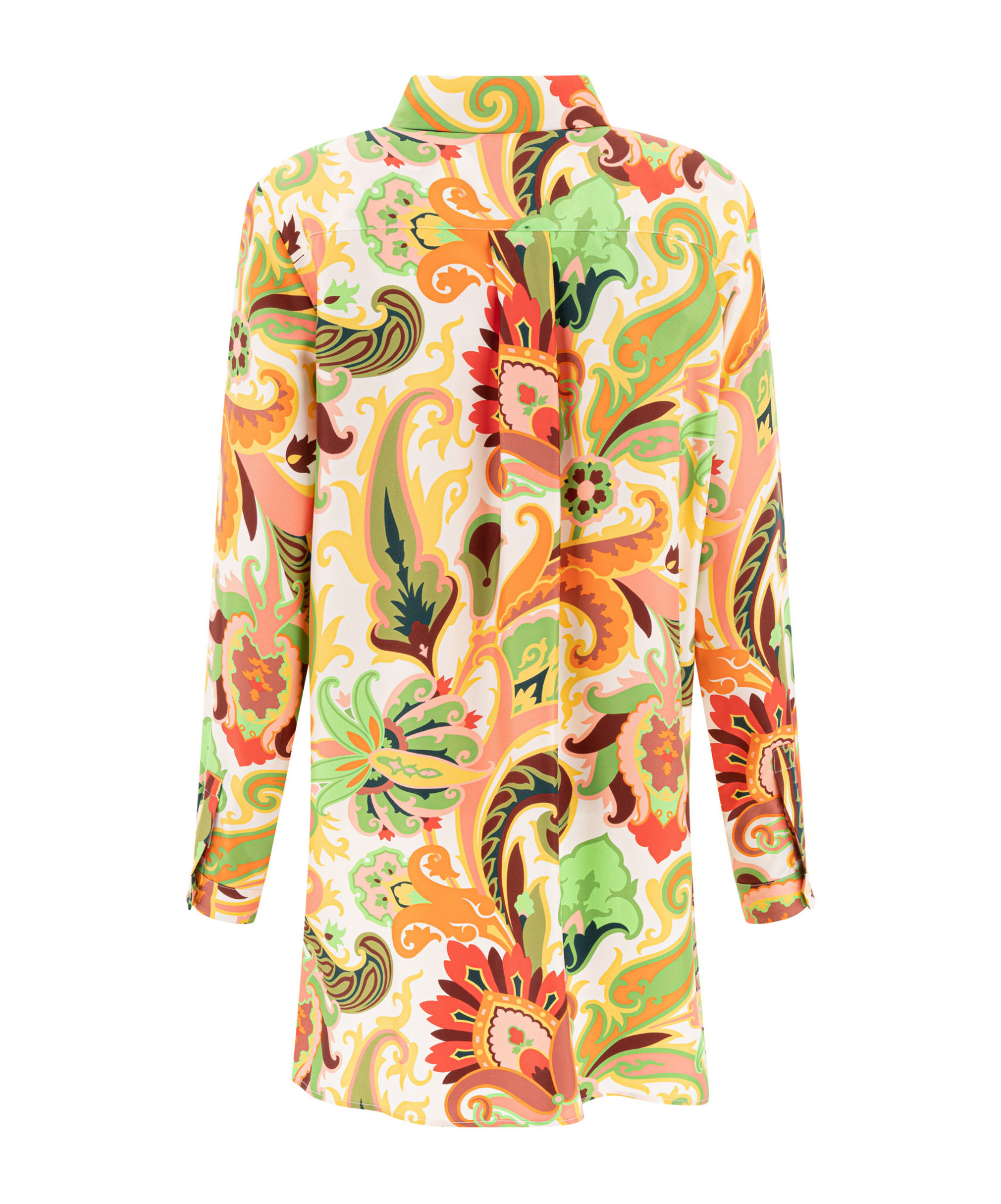 Etro Graphic Printed Long Sleeved Shirt In Multicolor