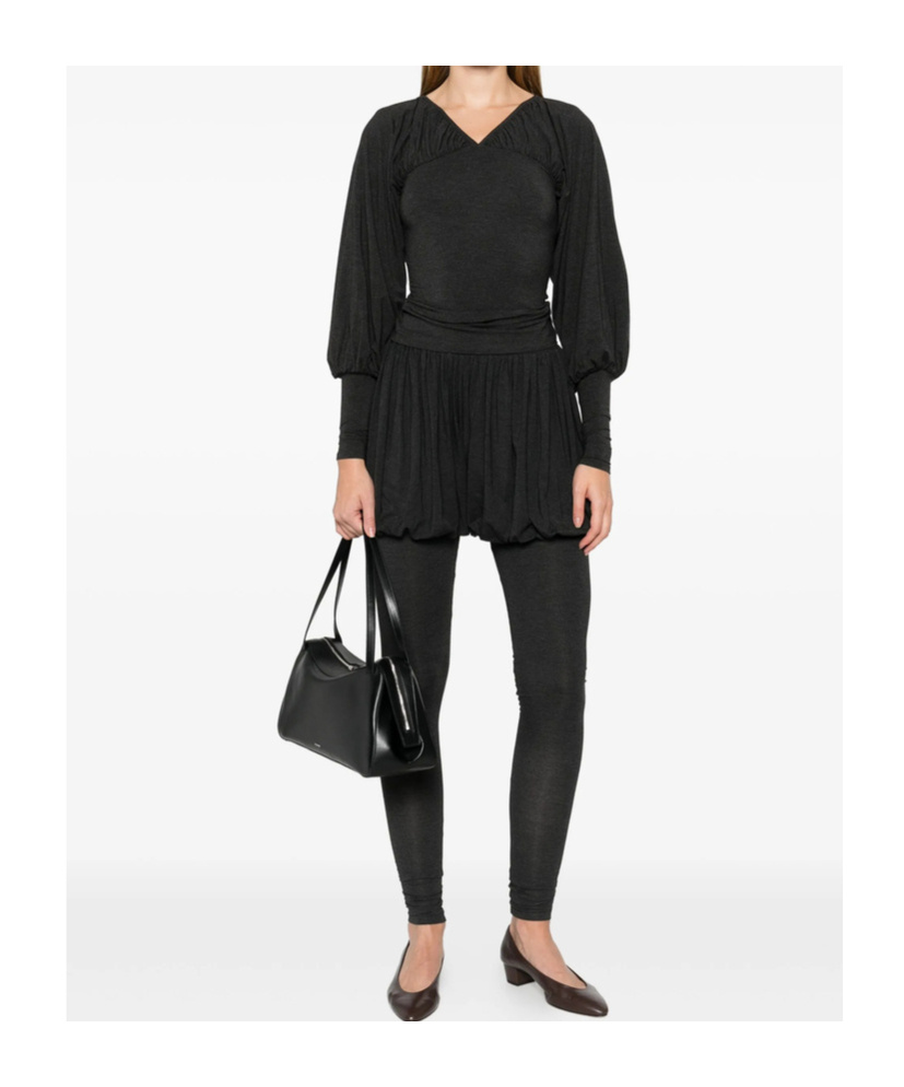 Paloma Wool Elastic Pleated Casual Pants In Black