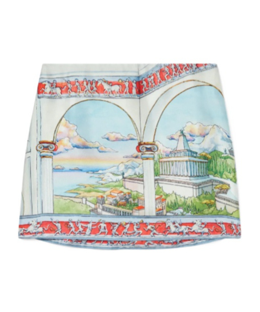 Casablanca Women Le Passage Miniskirt In Multicolor