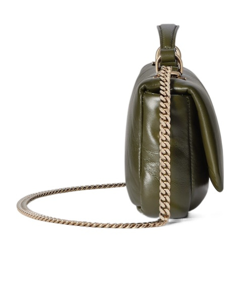 Shop Gucci Gg Milano Mini Top Handle Bag In Green