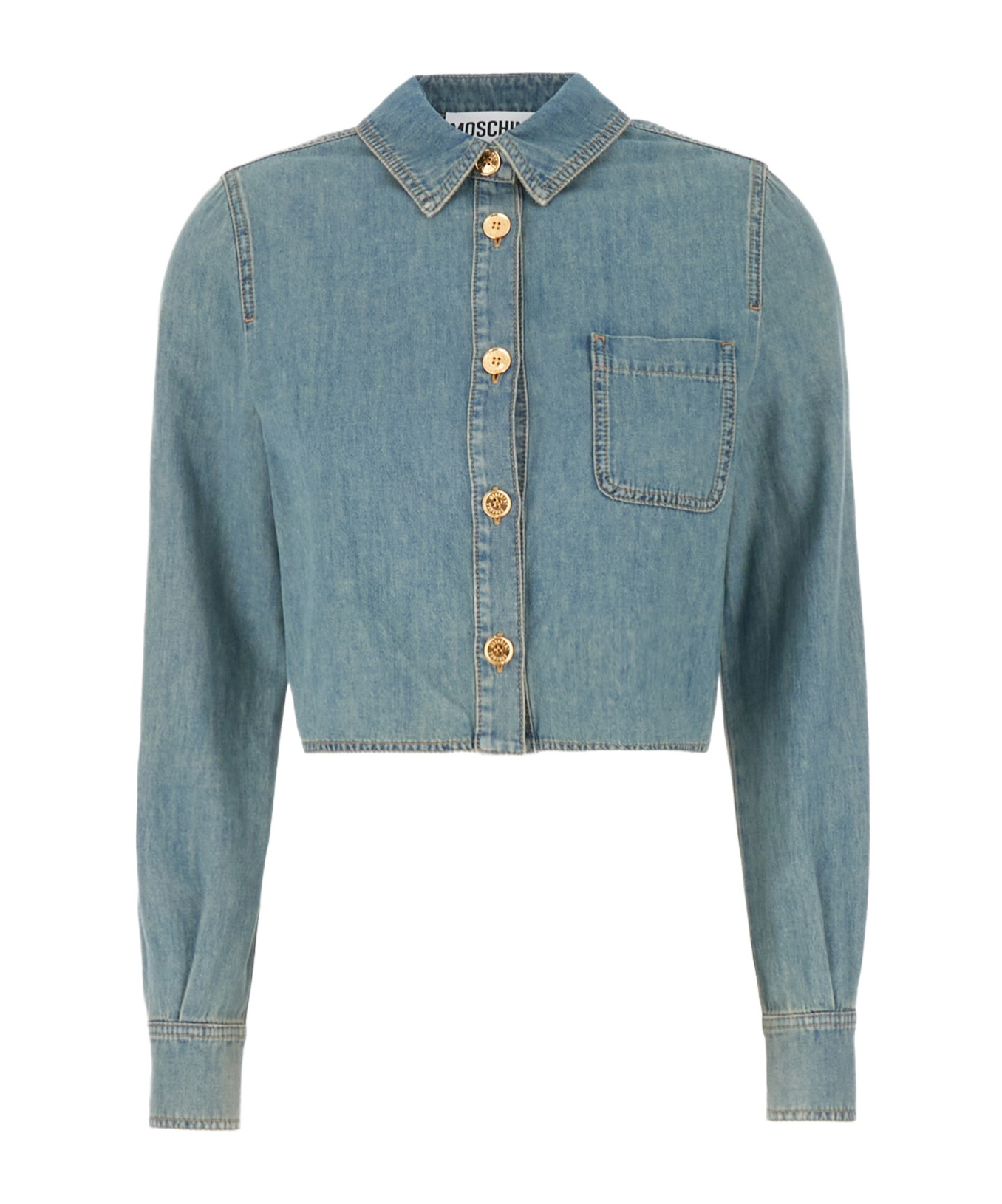 MOSCHINO DENIM BUTTON SHIRT 