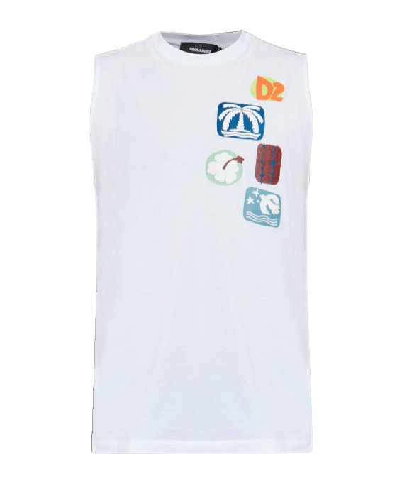 Shop Dsquared2 Summer Lovers Tank Top
