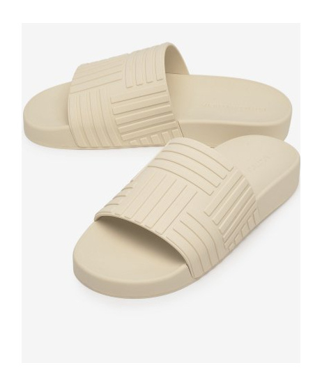 Bottega Veneta Knot-detail Leather Mules In Nude