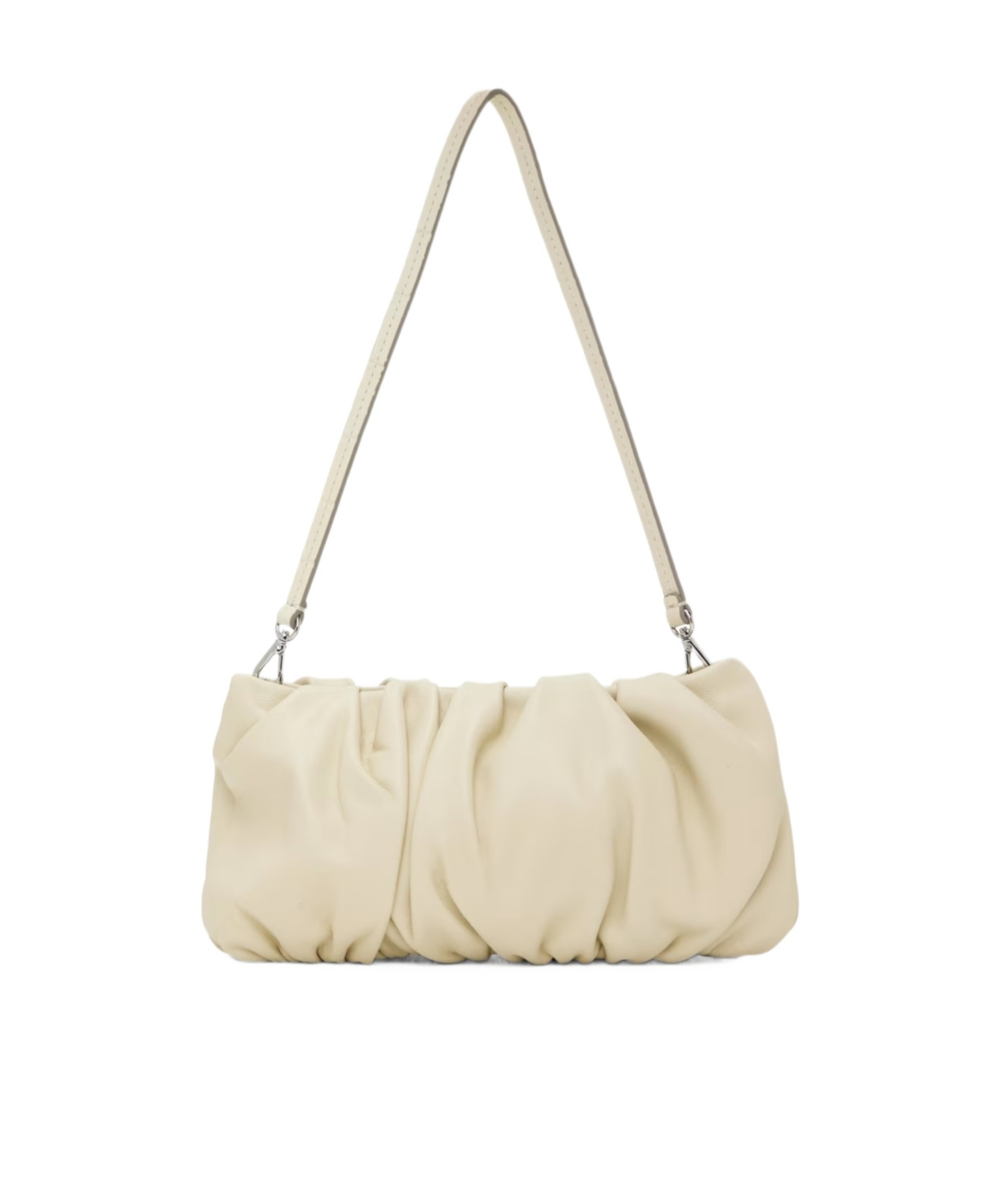 Staud Detachable Shoulder Strap Shoulder Bag In Nude