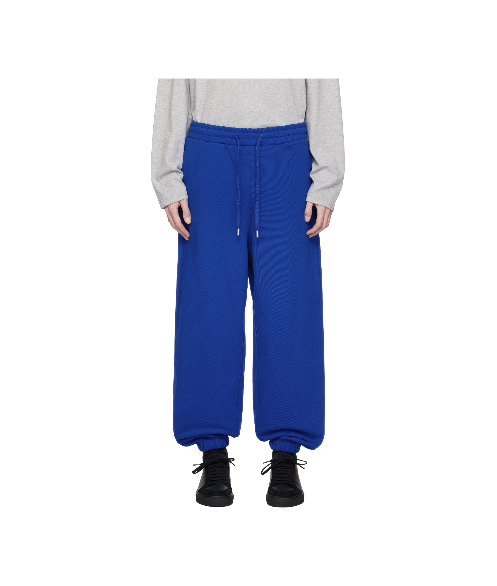 Ader Error Drawstring Sweatpants In Blue