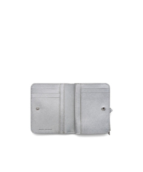Marc Jacobs The Snapshot Mini Compact Wallet In Gray