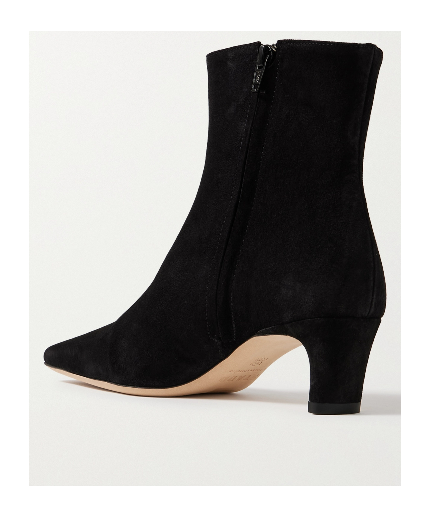 Staud Wally Ankle Boots In Black