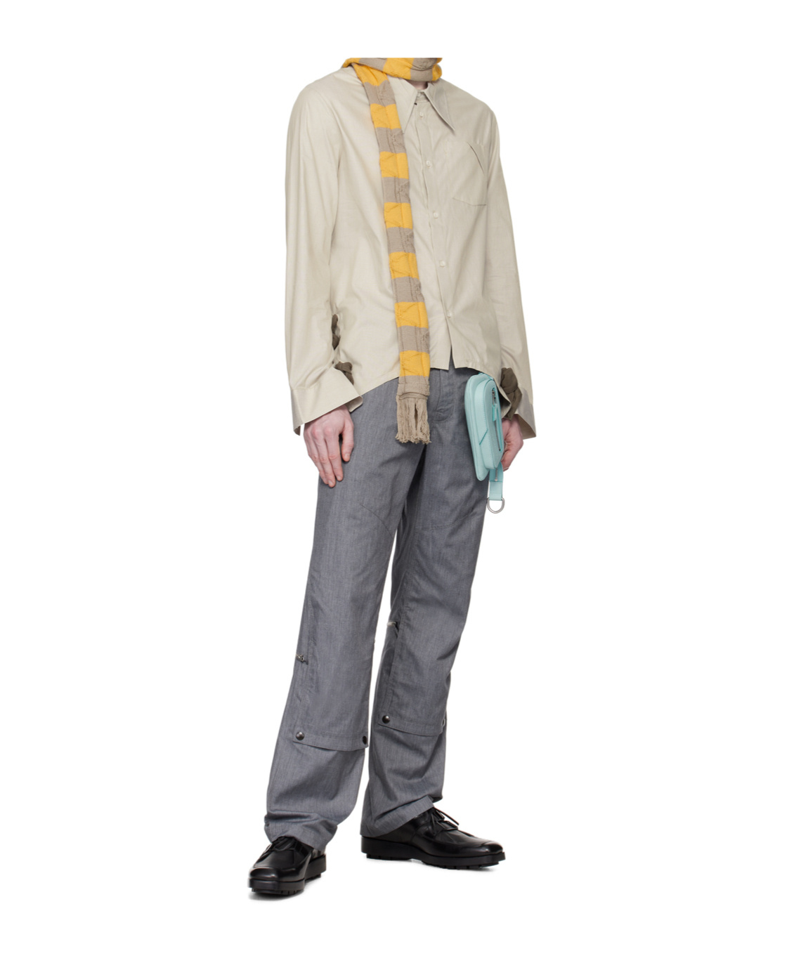 Kiko Kostadinov Lapel Shirt In Nude