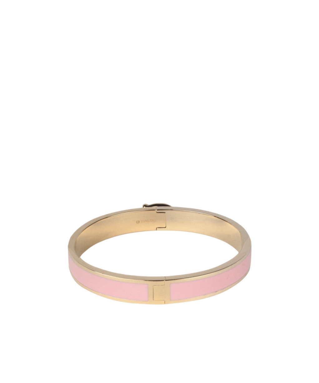 Coach C Hinged Bangle Bracelet In Yellow