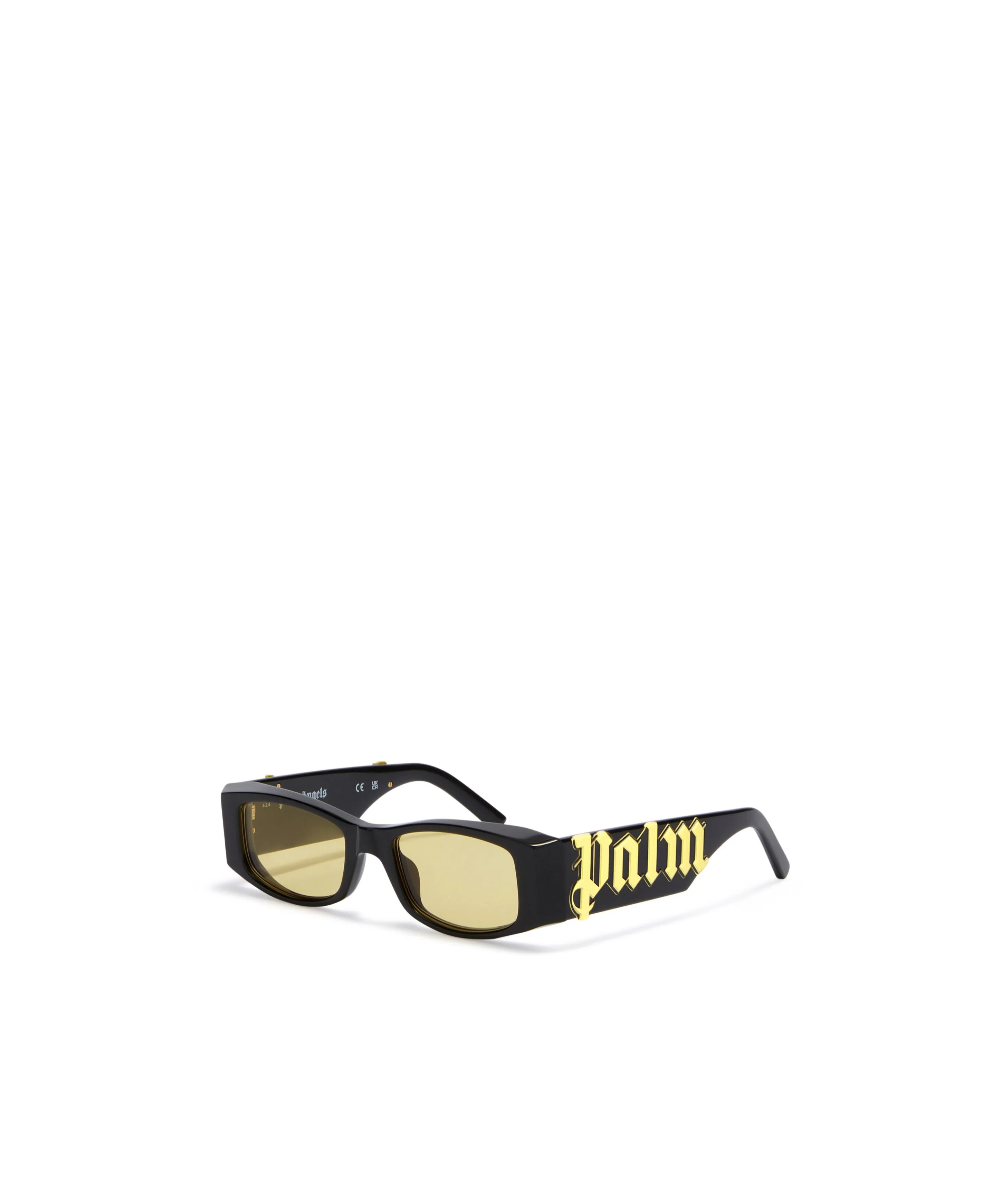 Palm Angels Full Frame Sunglasses In Yellow