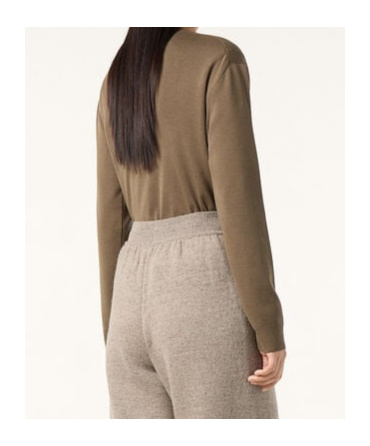 Loro Piana Siena Cardigan In Smoky Wood Color
