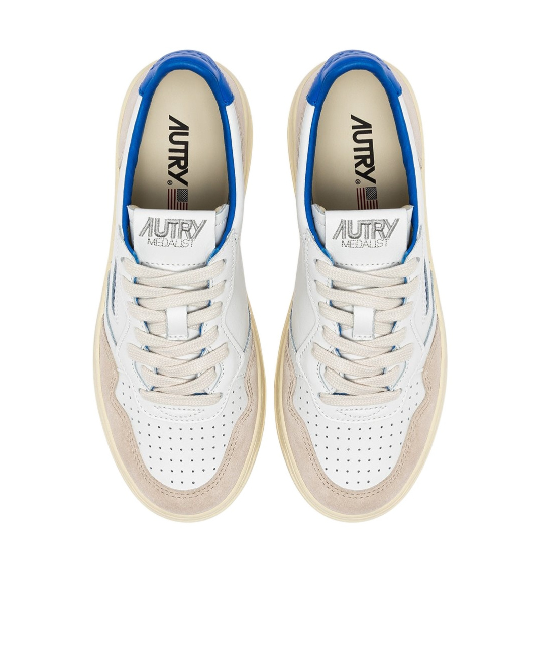 Autry Round Head Low-cut Casual Shoes In Nude