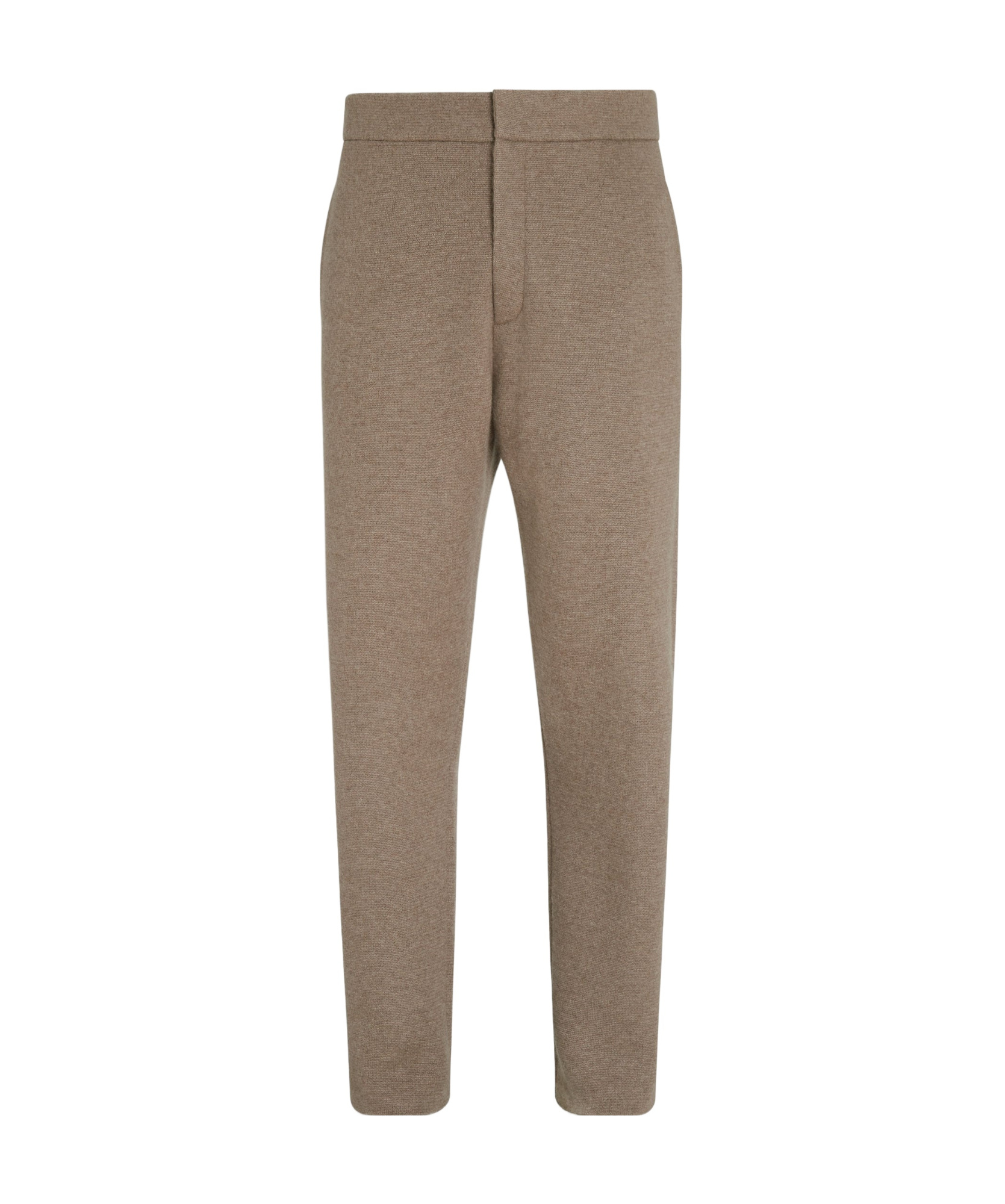 Zegna Cashmere Trousers In Brown