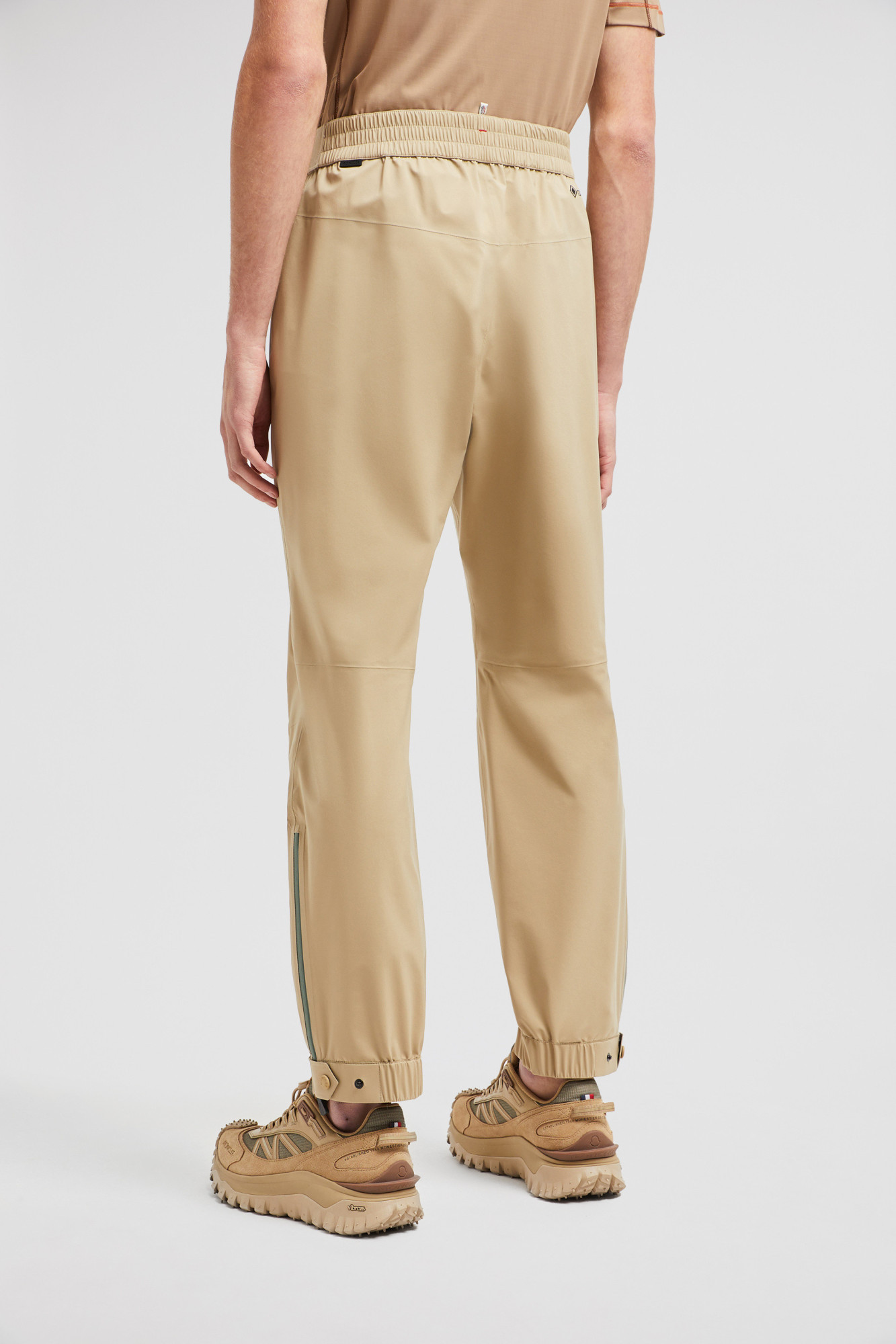 Moncler Straight-leg Trousers In Nude