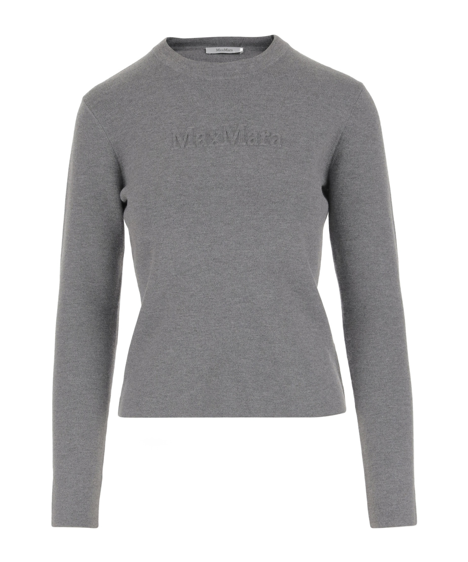 Max Mara Long-sleeved Tops In Gray