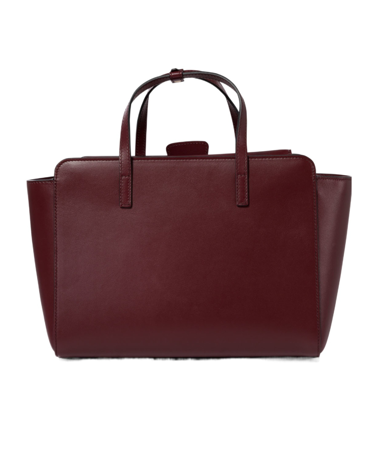 Hidesins Double Handle Shoulder Bag In Red