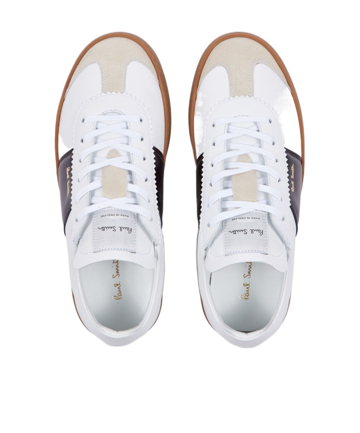 Paul Smith White Leather 'foley' Trainers In White