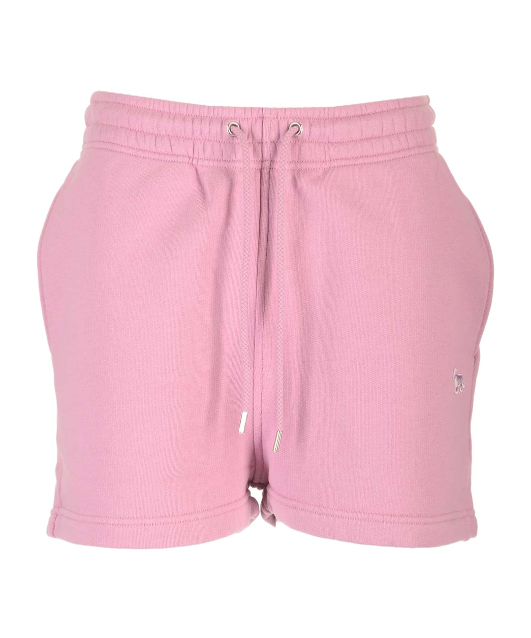 Shop Maison Kitsuné Baby Fox Drawstring Shorts In Pink