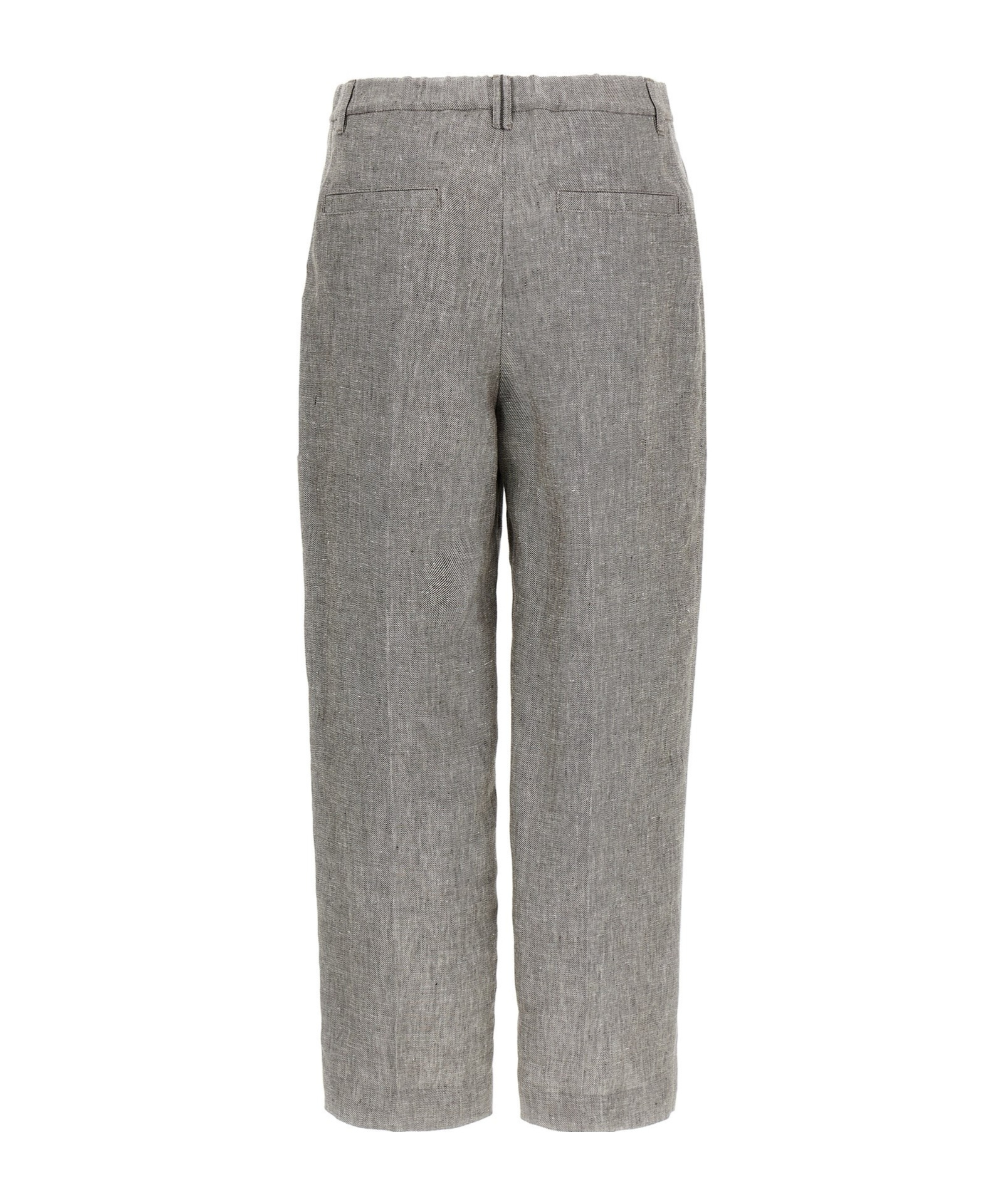 Brunello Cucinelli Pleated Straight Pants In Gray