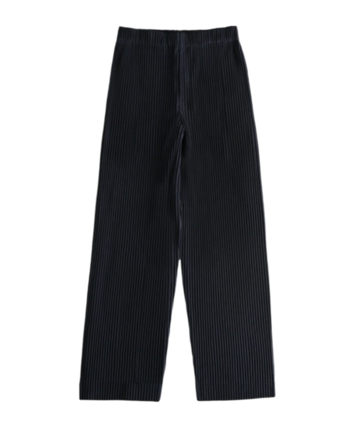 Shop Issey Miyake Monthly Color January Plissé Trousers In Black