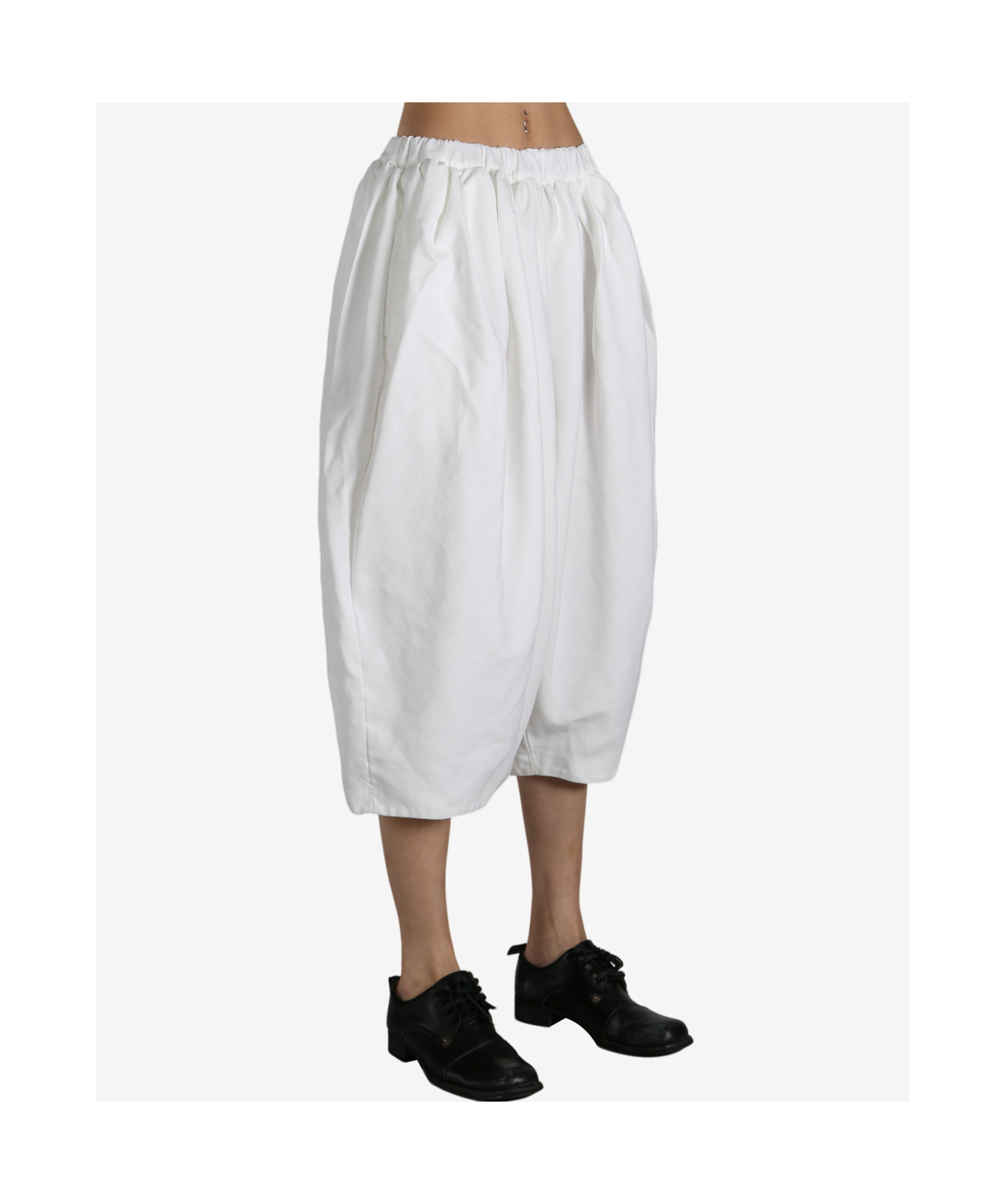 COMME DES GARÇONS ELASTICATED-WAISTBAND SHORTS