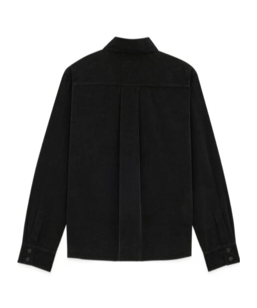 Saint Laurent Corduroy Overshirt In Black