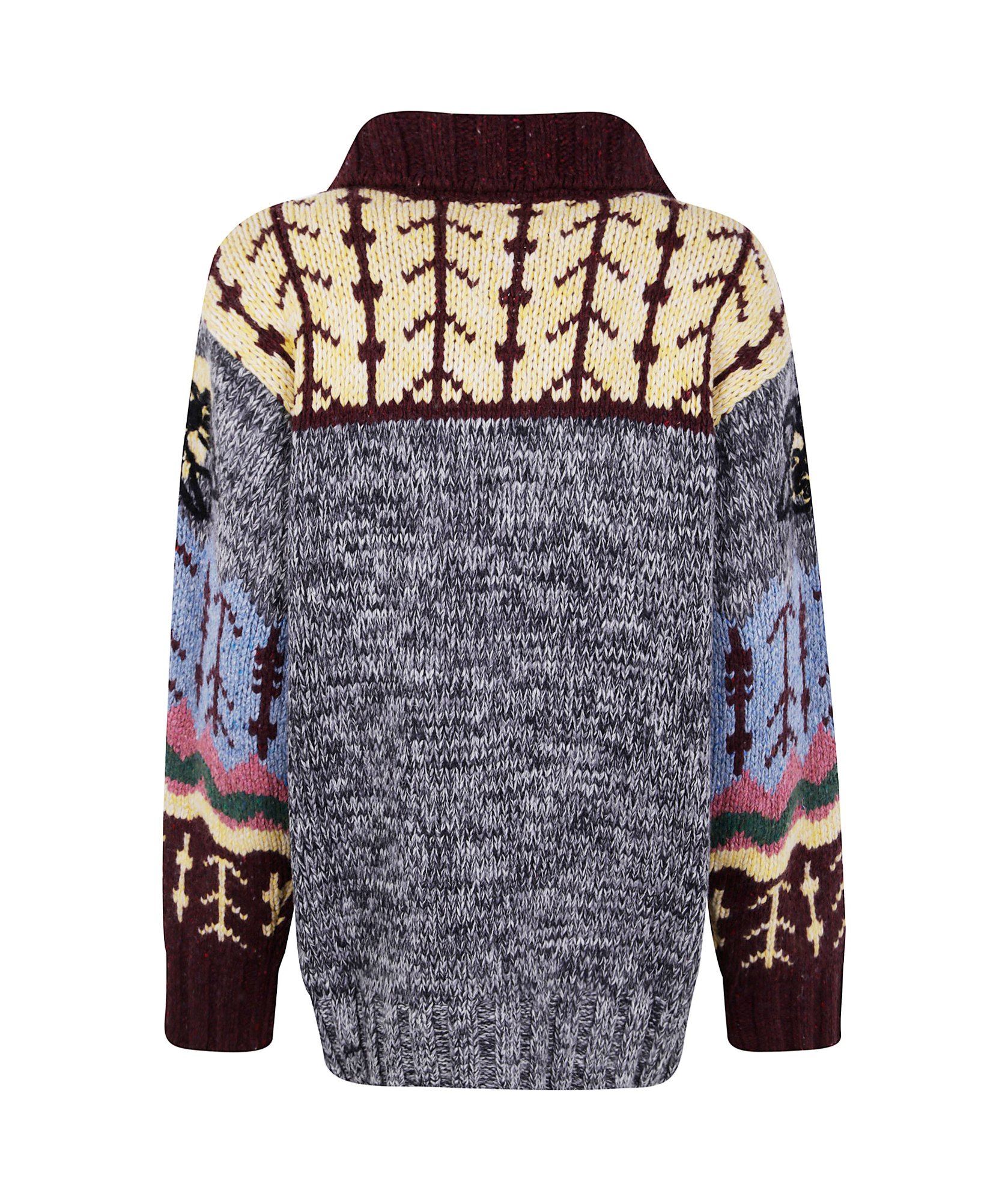 La Doublej Long-sleeved Sweater In Multi