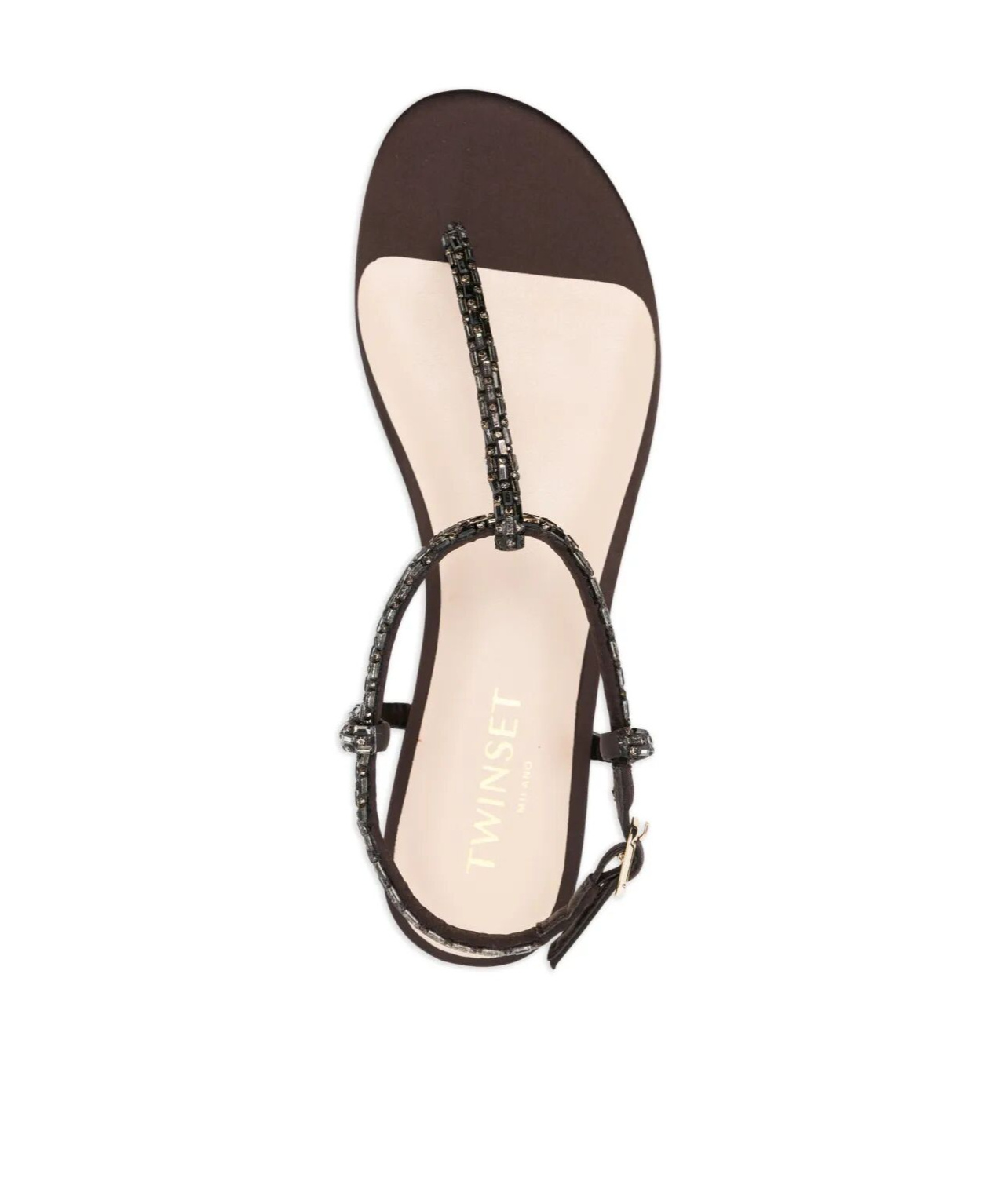 TWINSET BEADED SANDALS