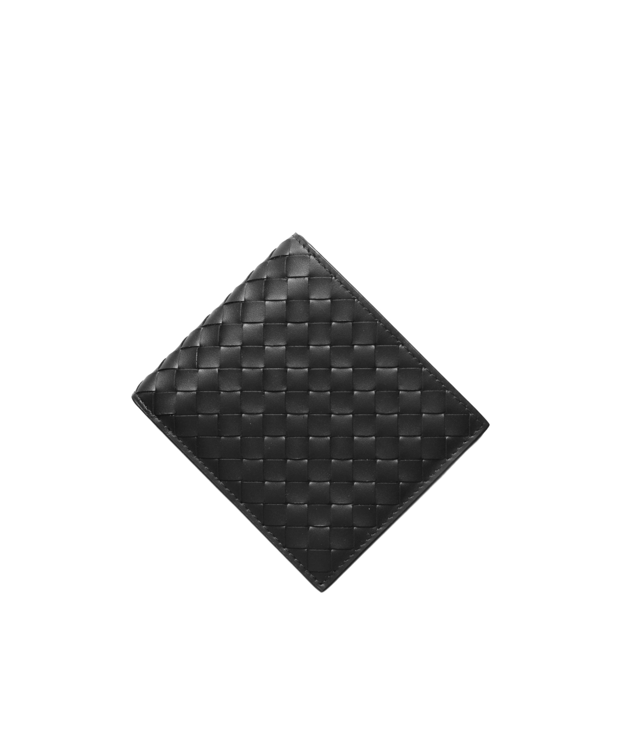 Bottega Veneta Logo Wallet In Black