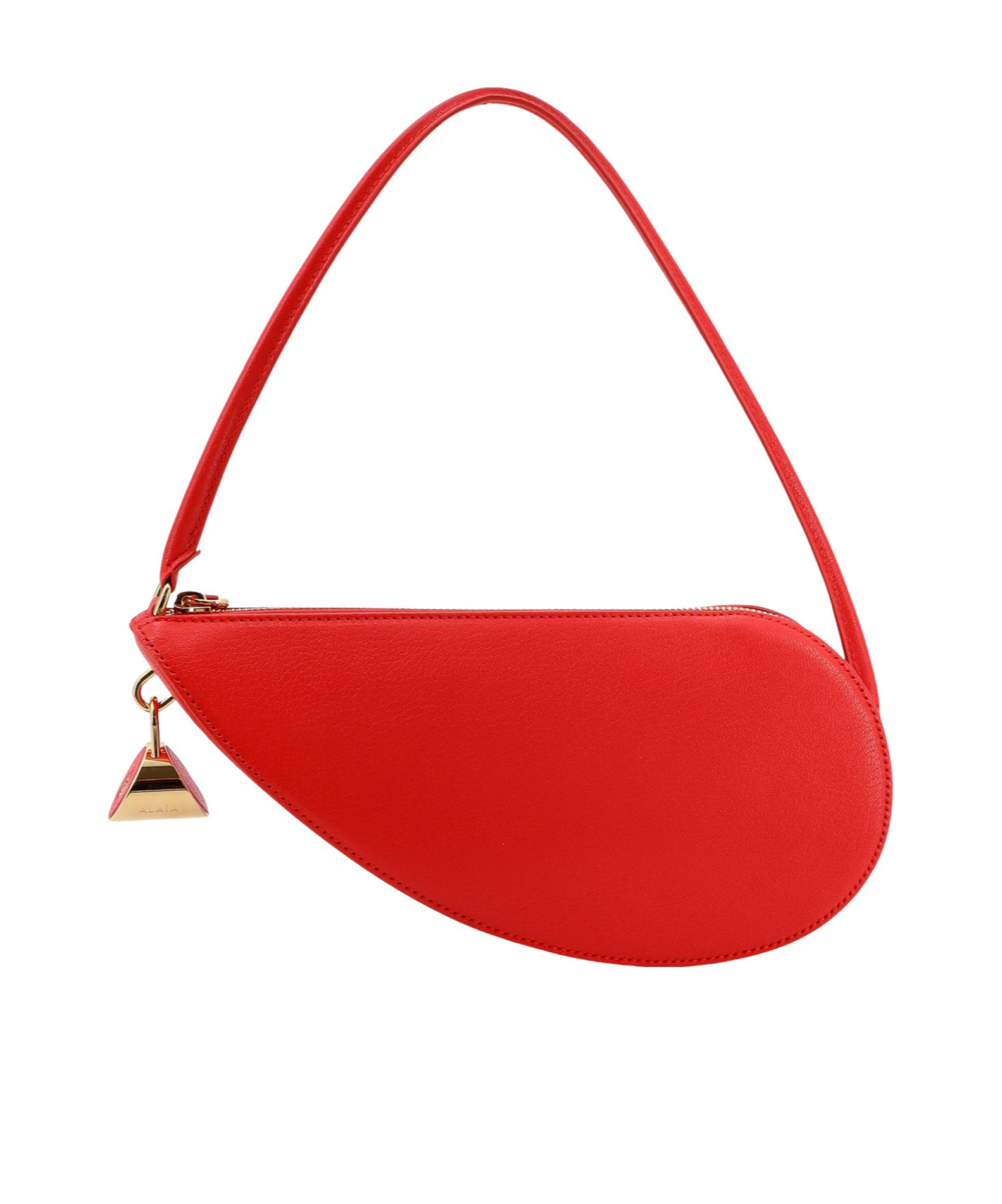 Alaïa Red Le Demi Coeur Shoulder Bag In Red