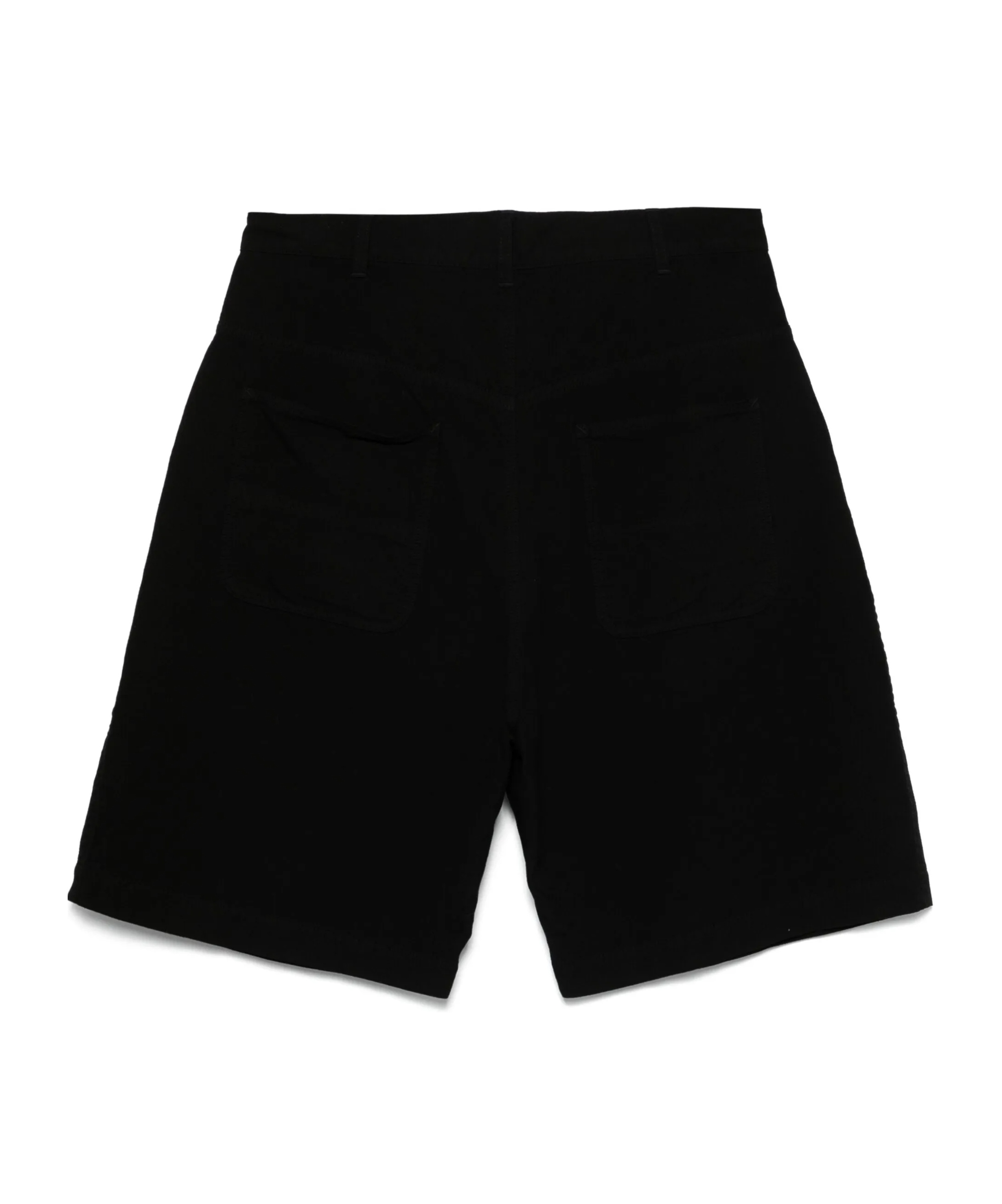 Junya Watanabe Pleated Bermuda Shorts In Black