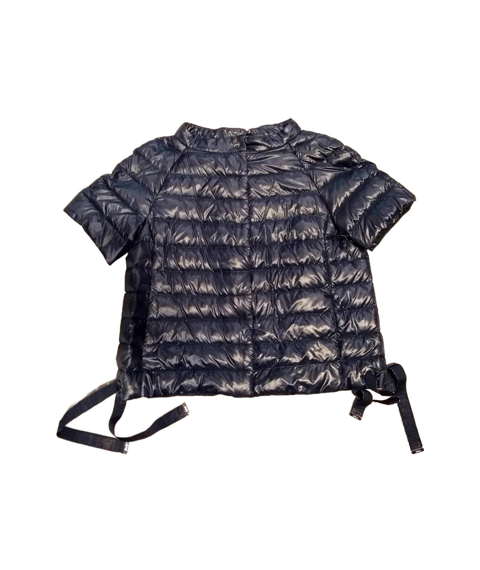 Herno Short-sleeved Cotton Clothes In Black