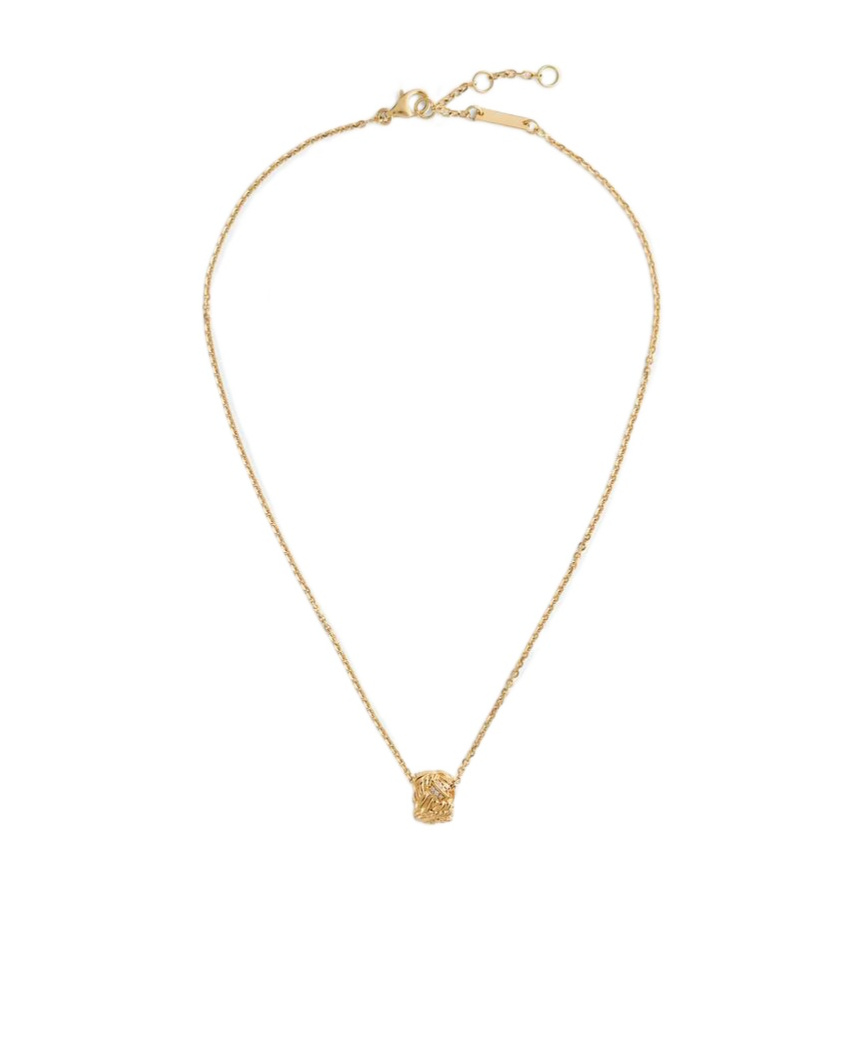 Bottega Veneta Intreccio Pendant Necklace