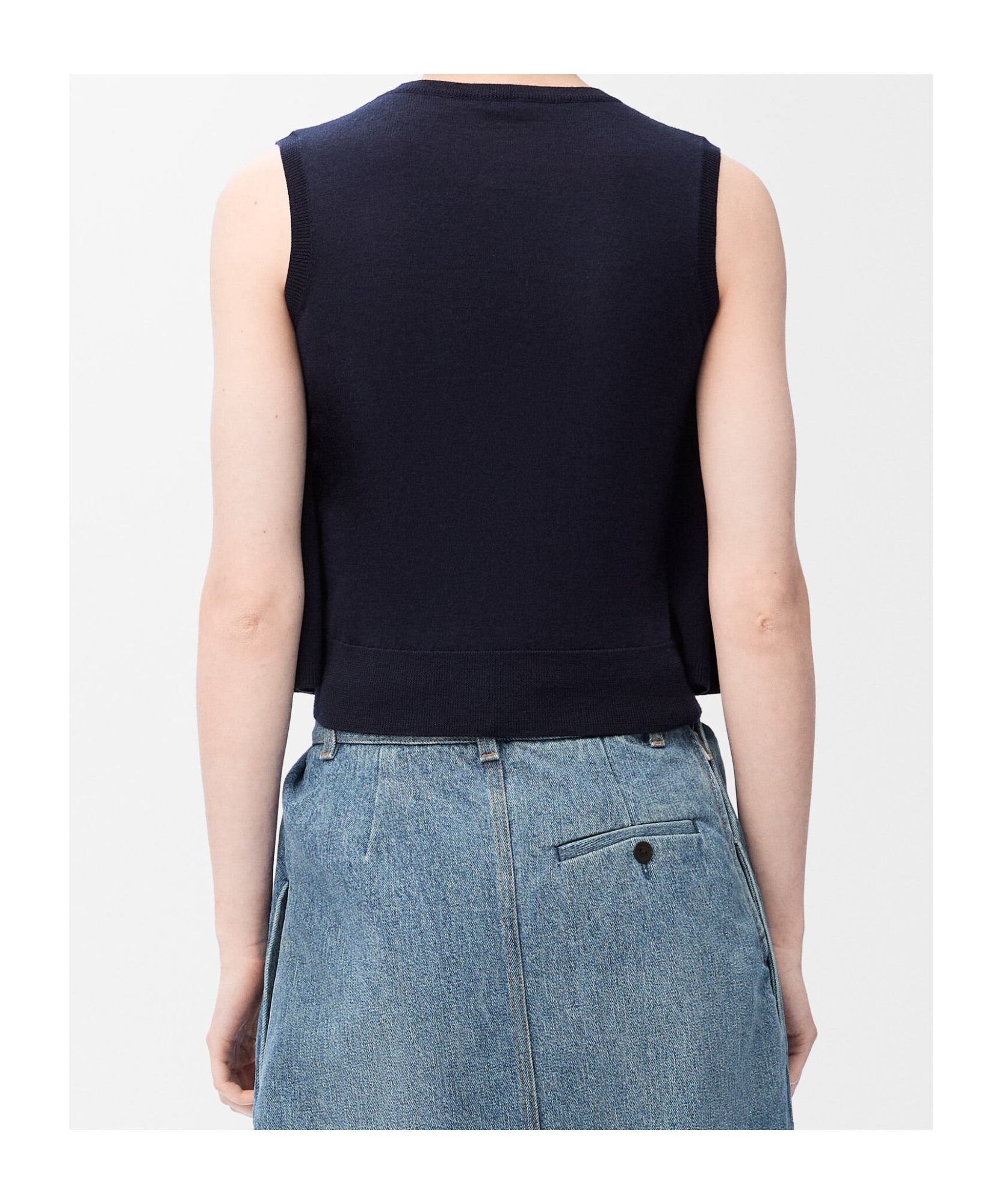 LOEWE SLEEVELESS SWEATER IN WOOL