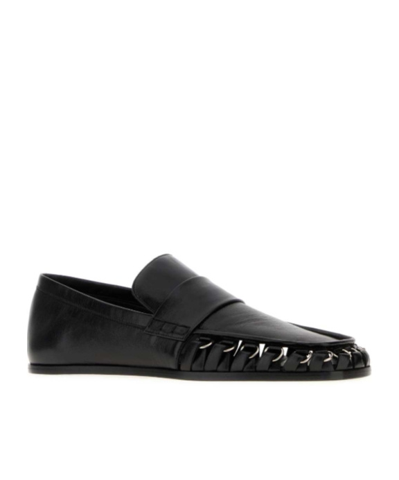 Jil Sander Round-toe Loafers In Black