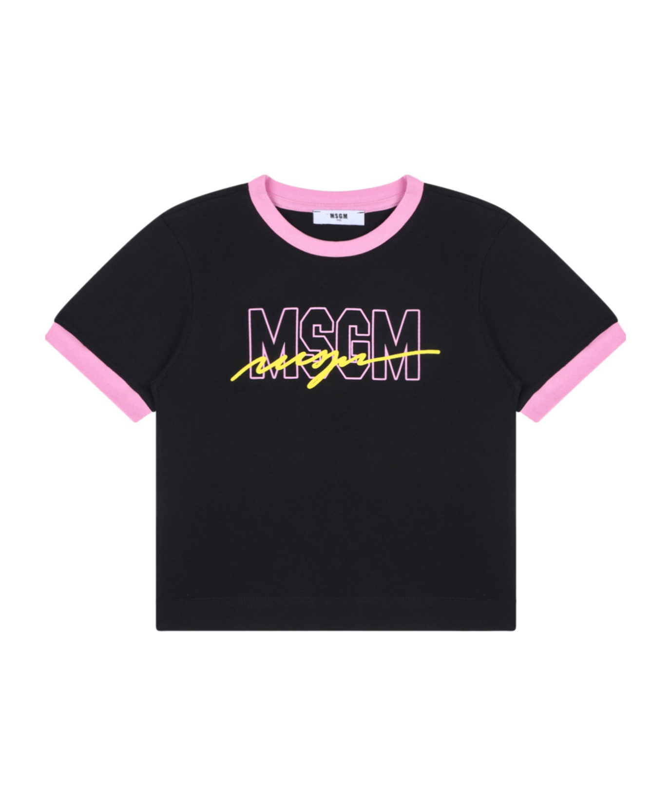 Msgm Logo-embossed T-shirt